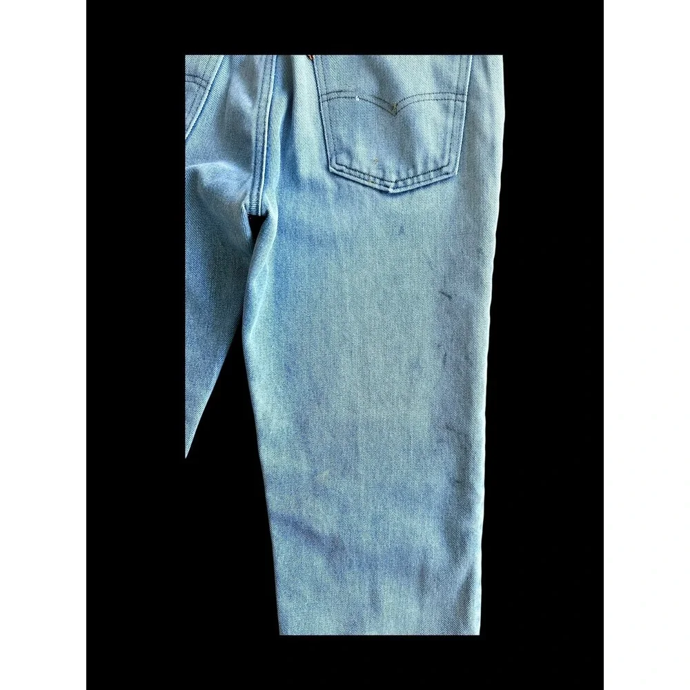 Vintage 70s Levi's Orange Tab Jeans 33.5x28 Light Wash Rare‎